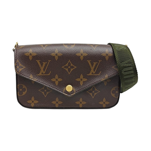 FÉLICIE Monogram Coated Canvas Brown