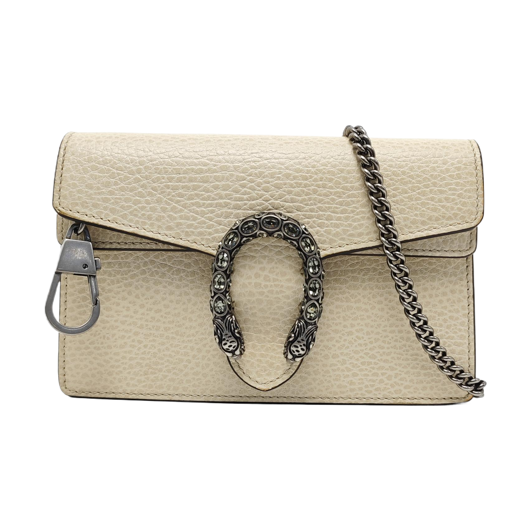 Authenticated pre-owned  Dionysus Super Mini Calfskin Beige - Shoulder Bag at Looply