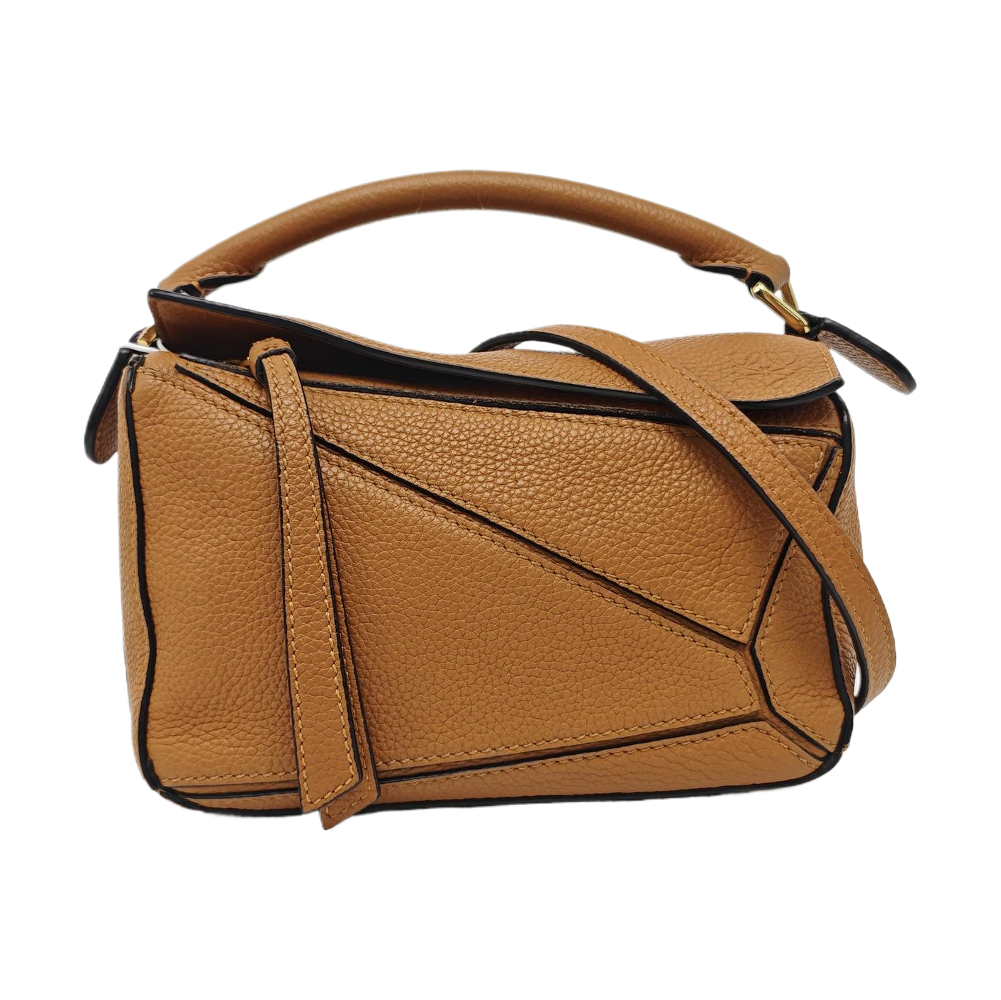 Puzzle Mini Calfskin Brown