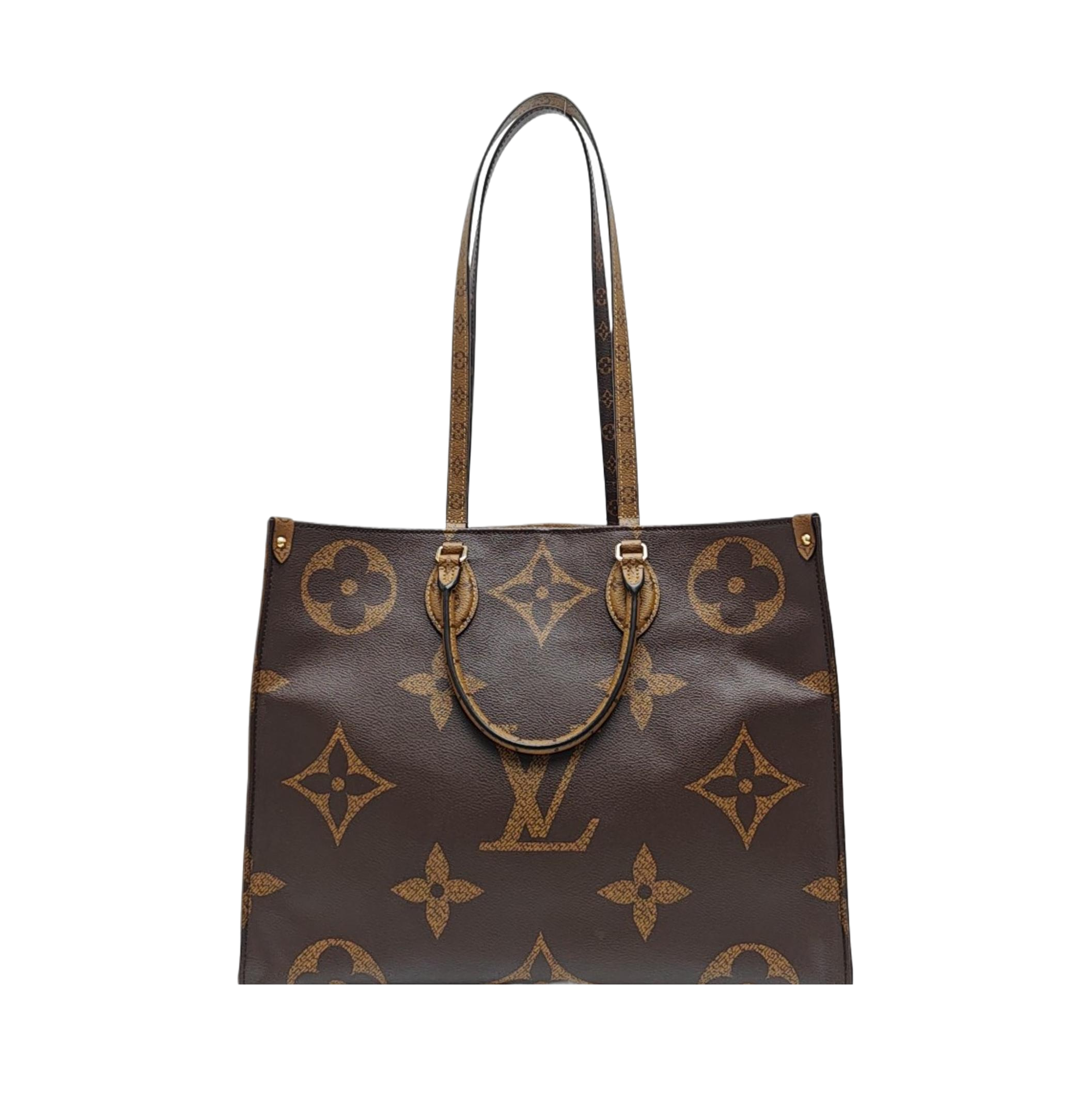 ONTHEGO GM Monogram Coated Canvas Brown