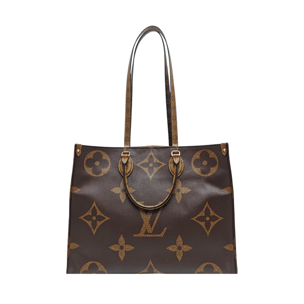 ONTHEGO GM Monogram Coated Canvas Brown