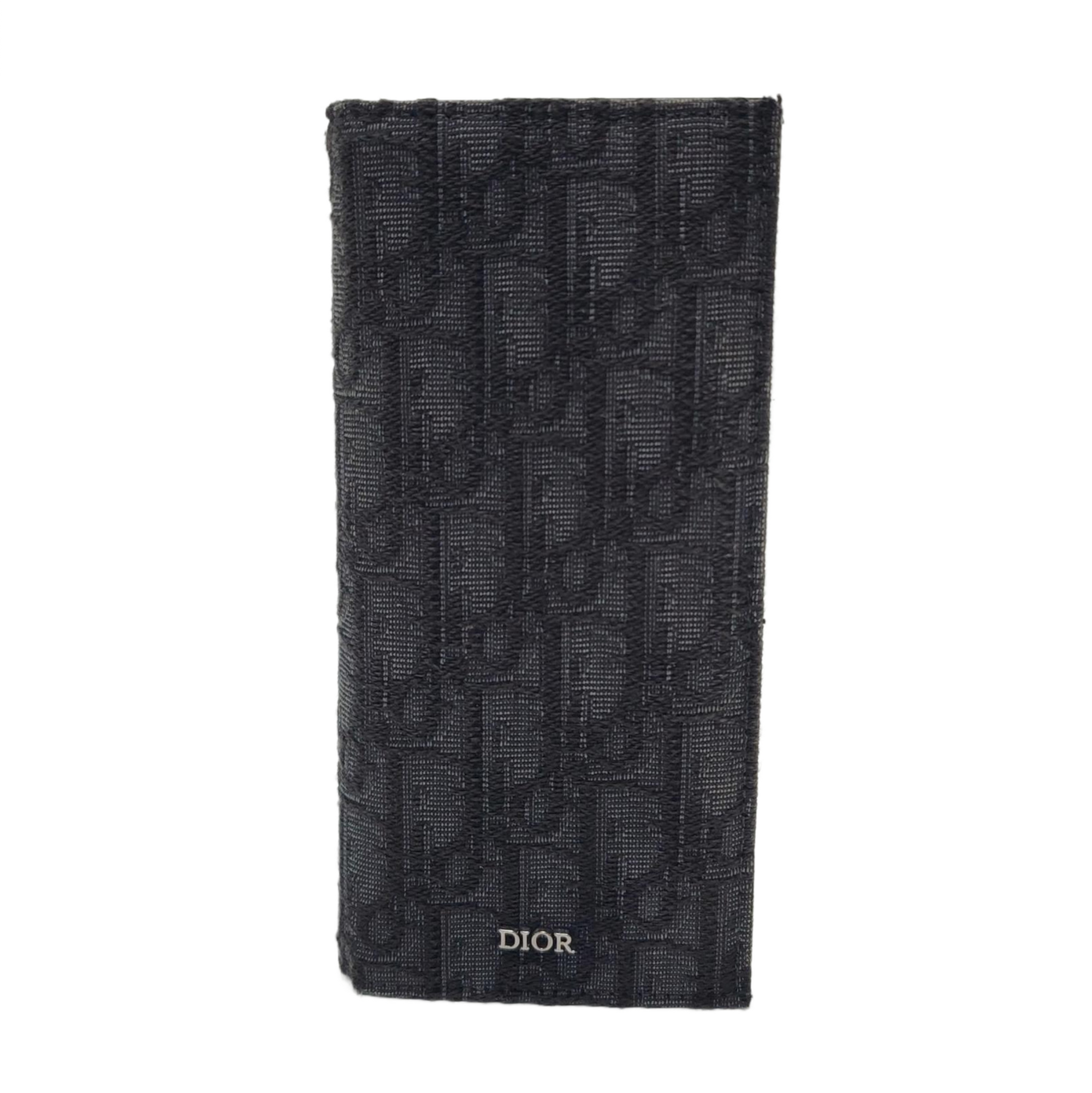 Oblique Canvas Wallet Black