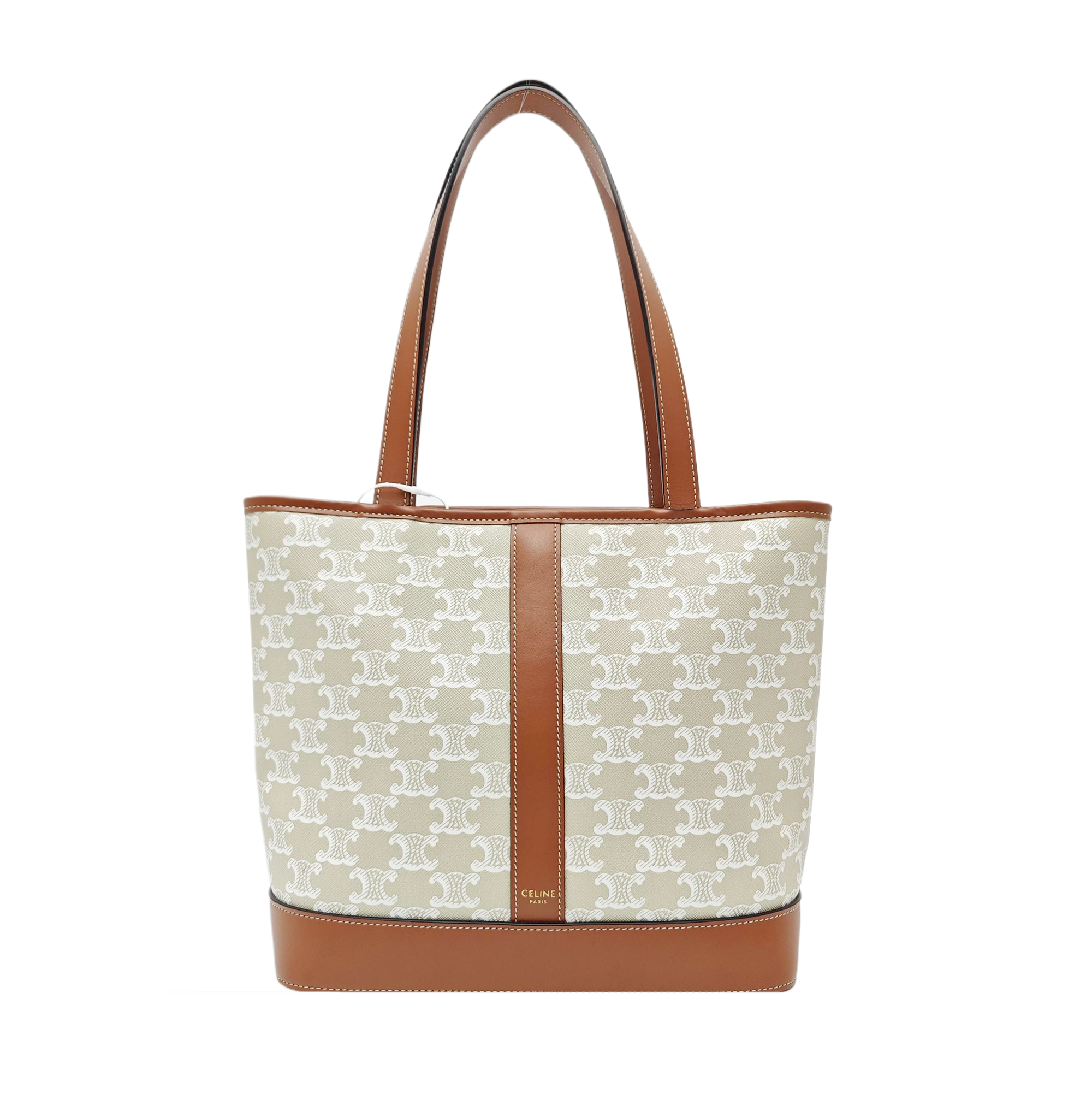 TRIOMPHE CANVAS Small Coated Canvas Beige
