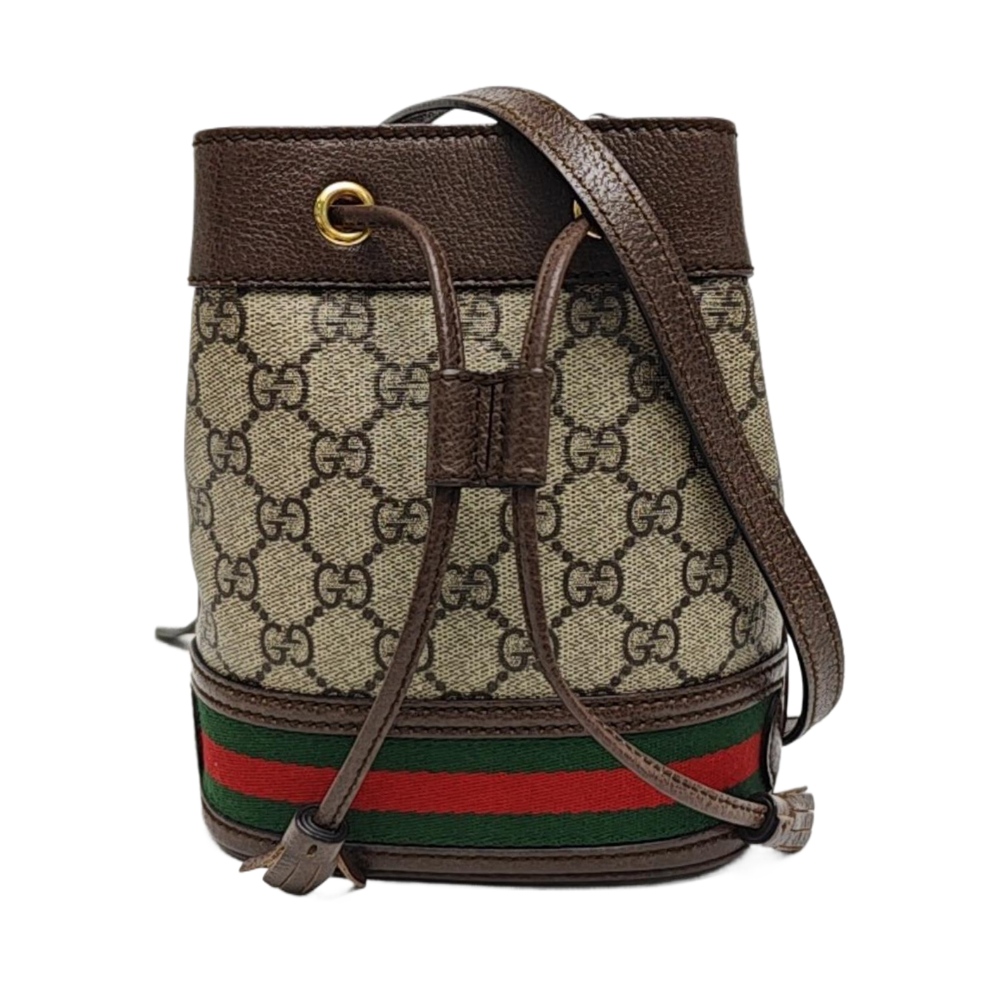 Ophidia Mini Monogram Coated Canvas Beige