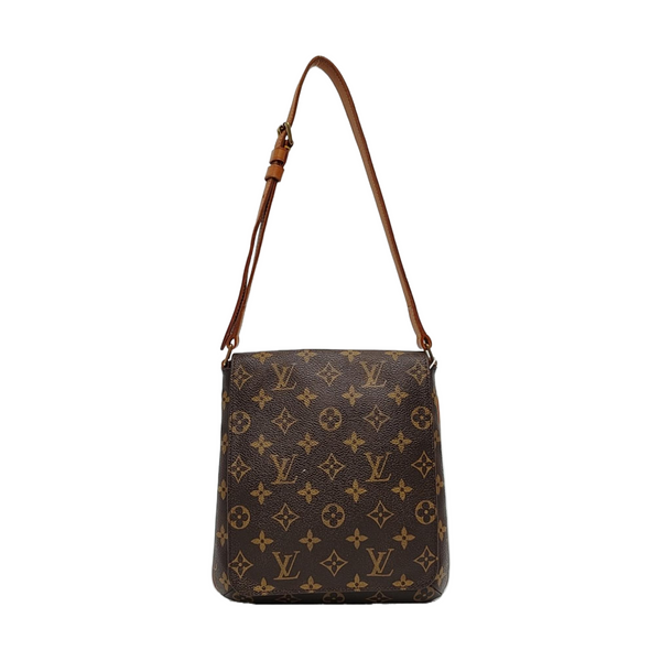 MUSETTE TANGO Monogram Coated Canvas Brown