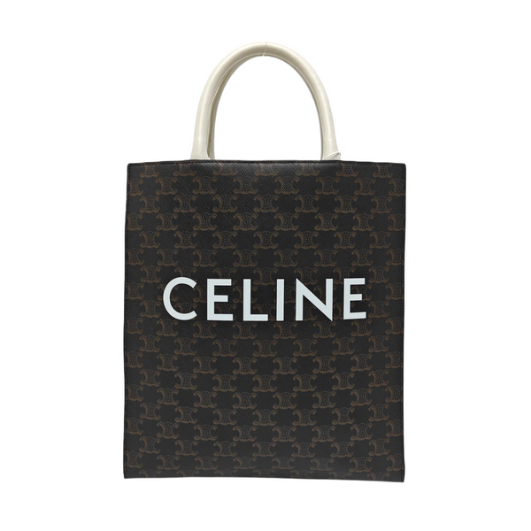 CABAS CELINE Small Coated Canvas Black