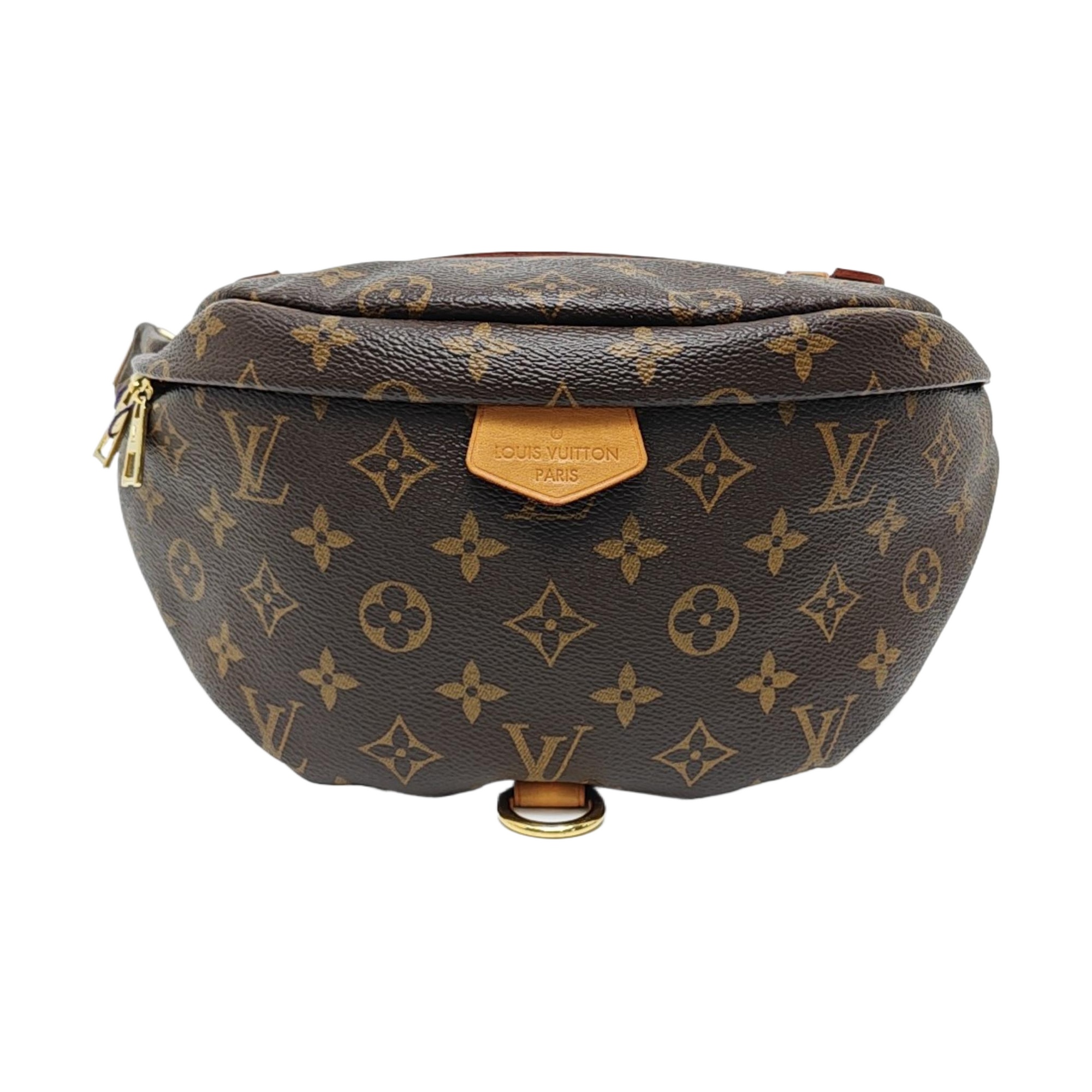 BUMBAG Monogram Coated Canvas Brown