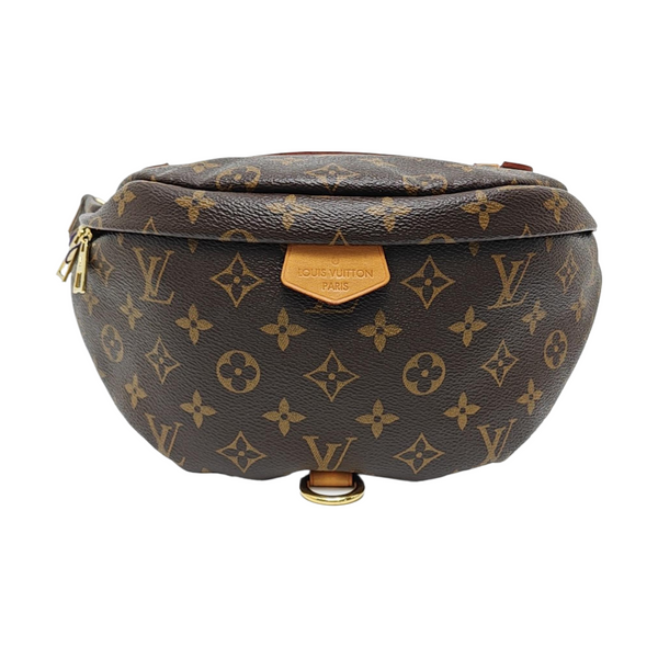 BUMBAG Monogram Coated Canvas Brown