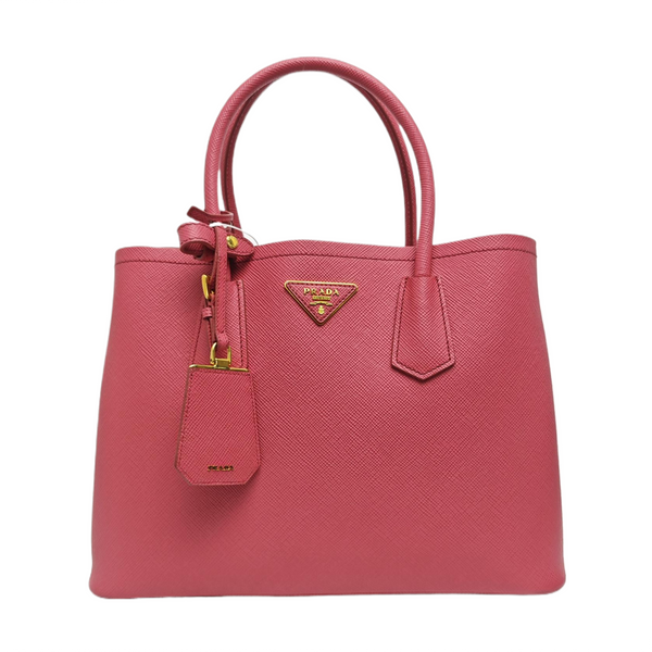 Saffiano Calfskin Tote Bag Medium Red