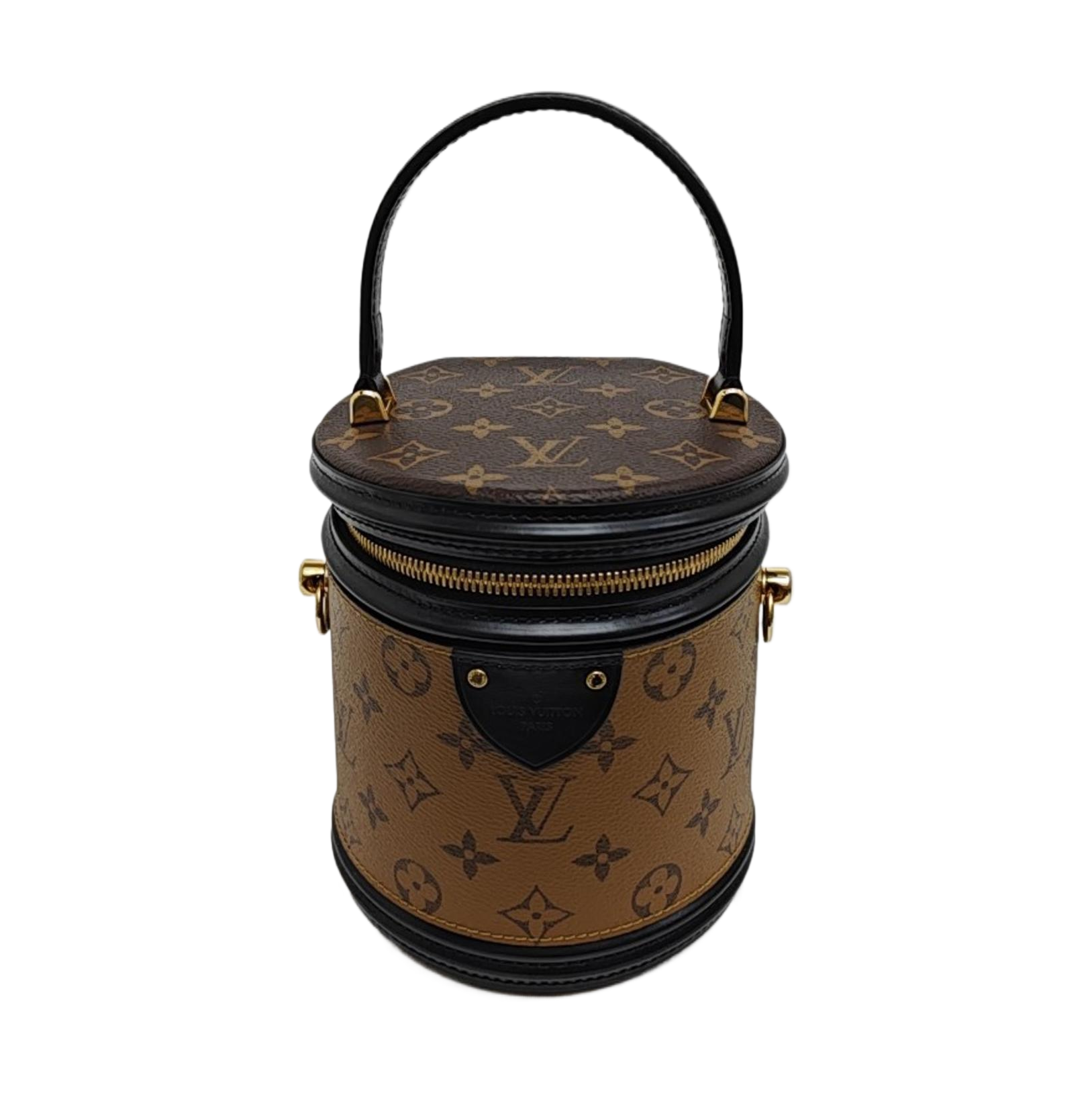 CANNES PM Monogram Coated Canvas Brown
