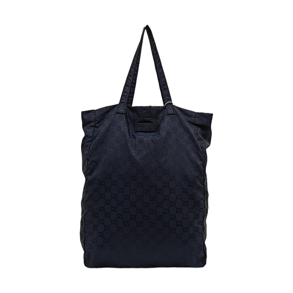 Monogram Nylon Top Handle Bag Blue