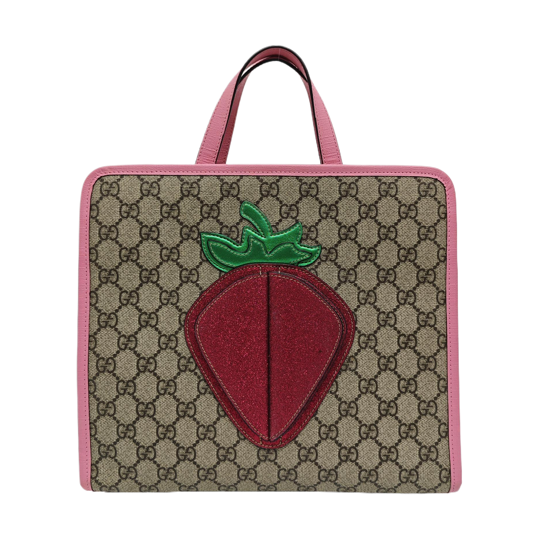 Children’s GG Bucket Monogram Coated Canvas Beige