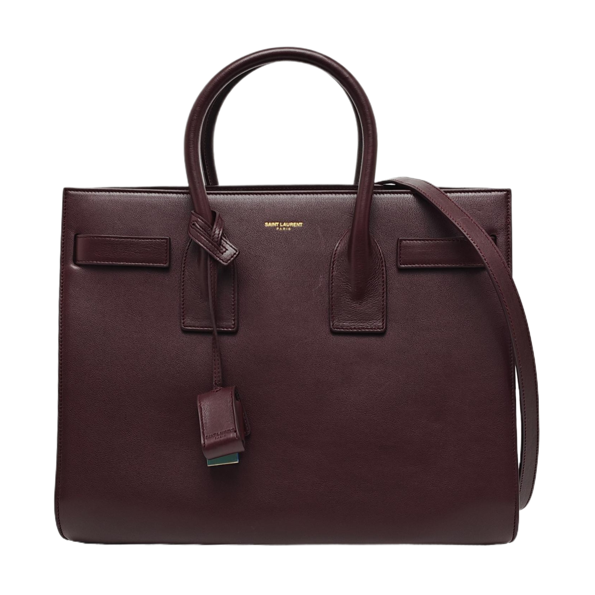 SAC DE JOUR Small Calfskin Red
