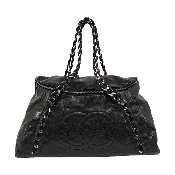 LUXURY LINE Grained Calfskin Black