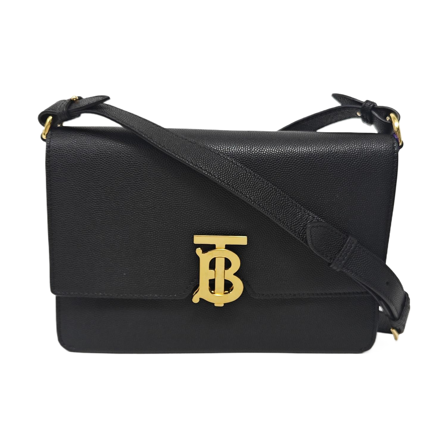 TB Small Calfskin Black
