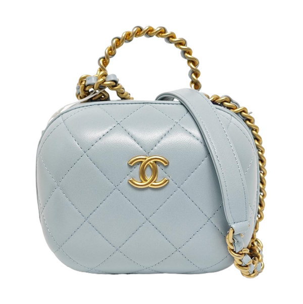 Quilted Lambskin Blue