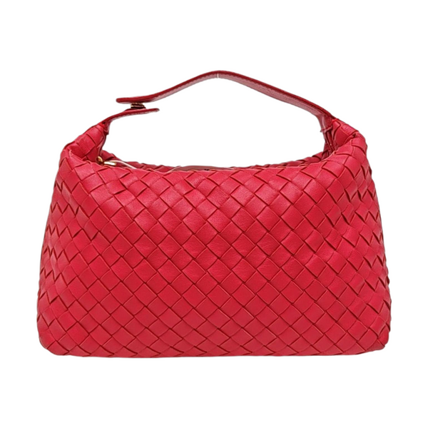Lambskin Top Handle Bag Red