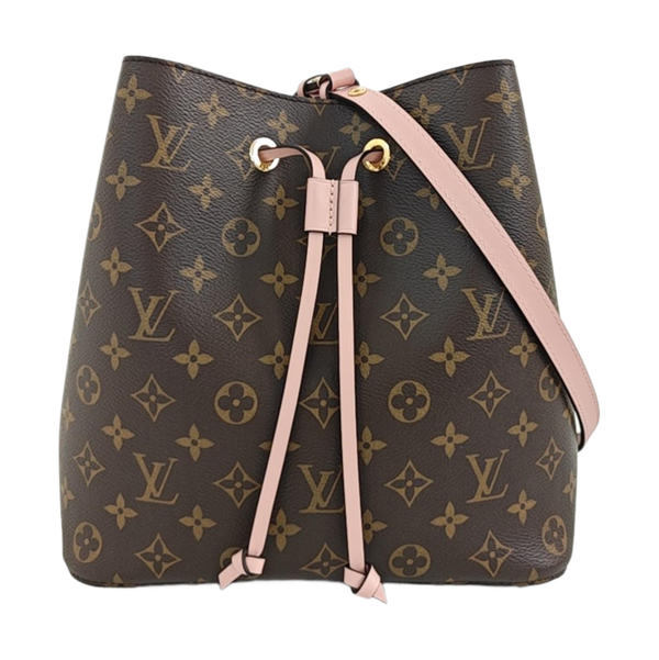 NÉONOÉ MM Monogram Coated Canvas Brown