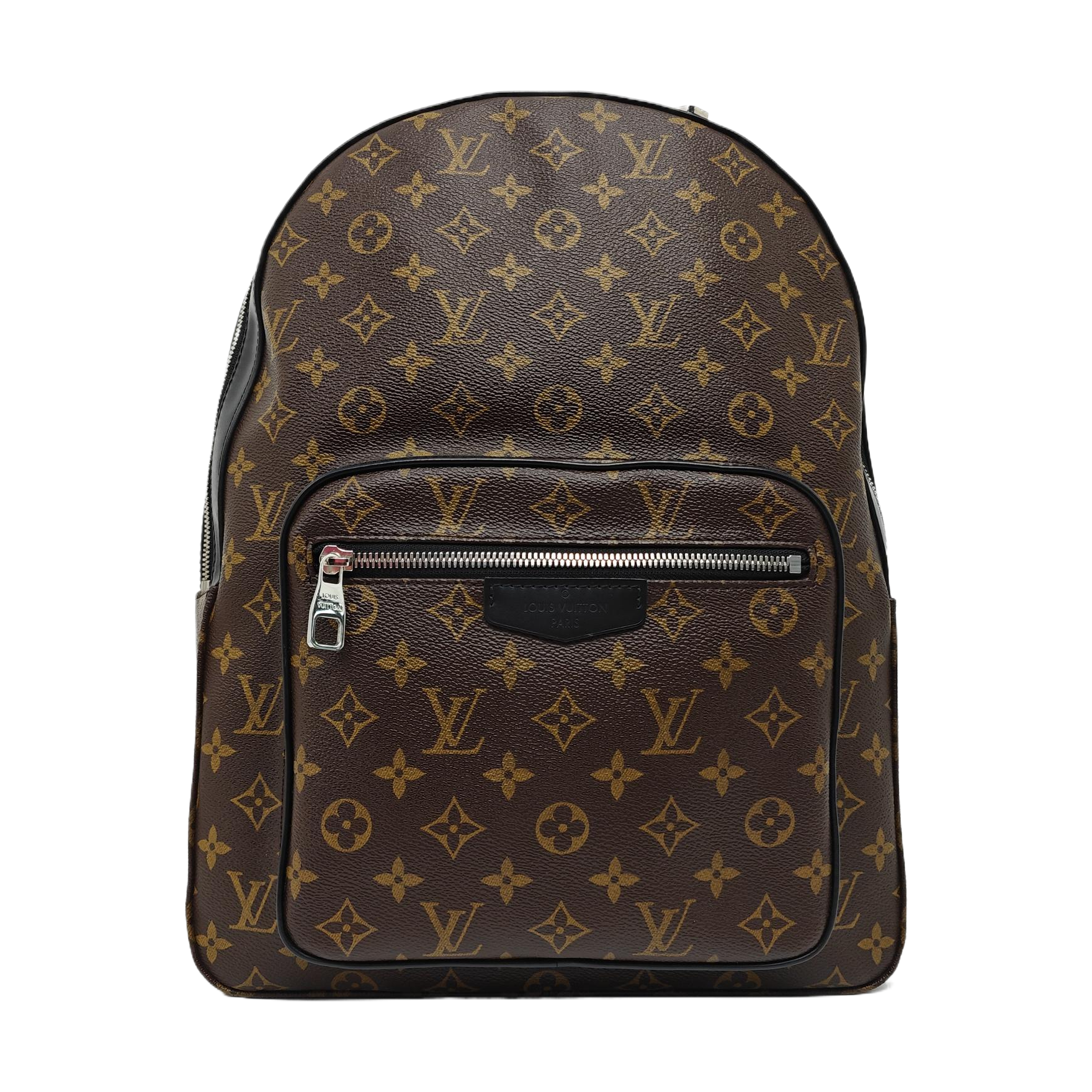JOSH Monogram Coated Canvas Brown