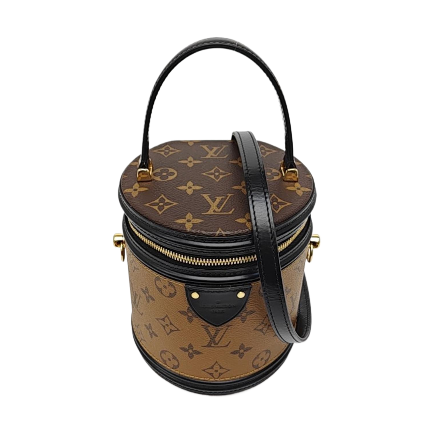 CANNES PM Monogram Coated Canvas Brown