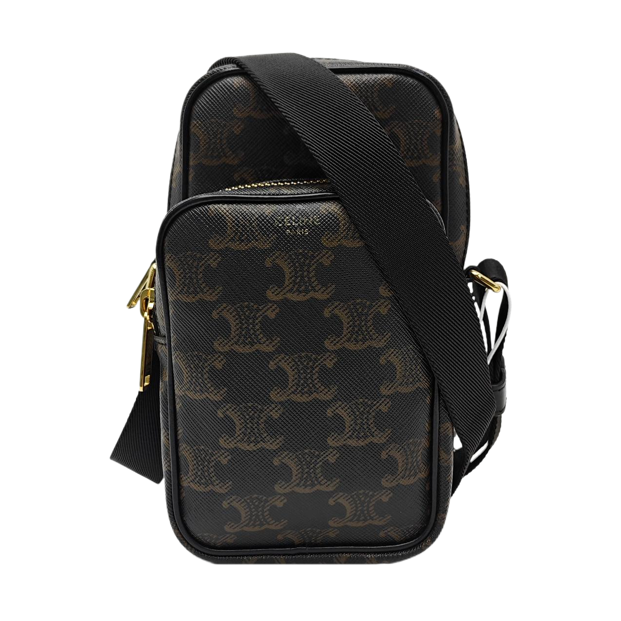 TRIOMPHE CANVAS Mini Coated Canvas Black