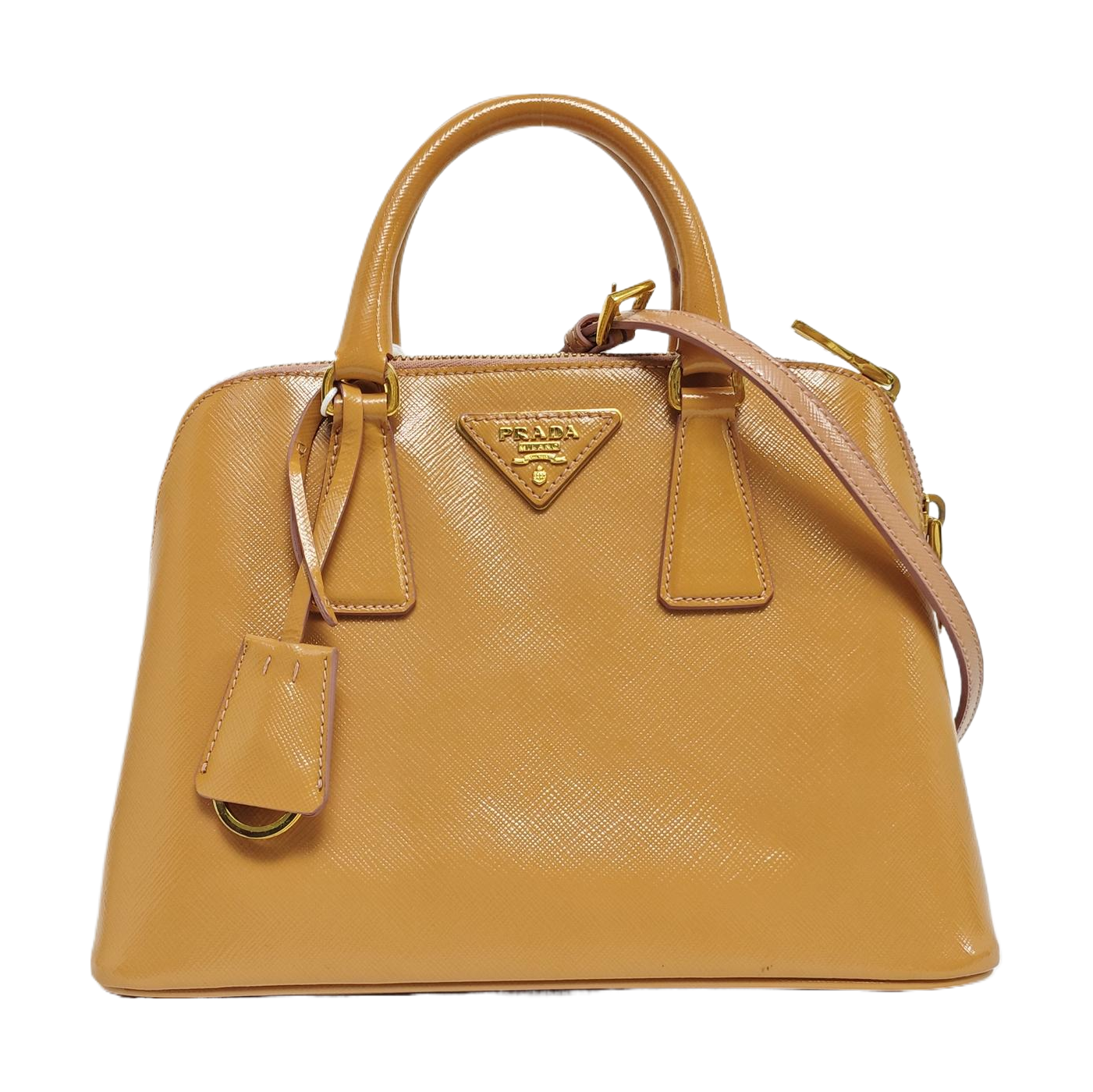 Authenticated pre-owned  Promenade Saffiano Calfskin Yellow - Shoulder Bag at Looply