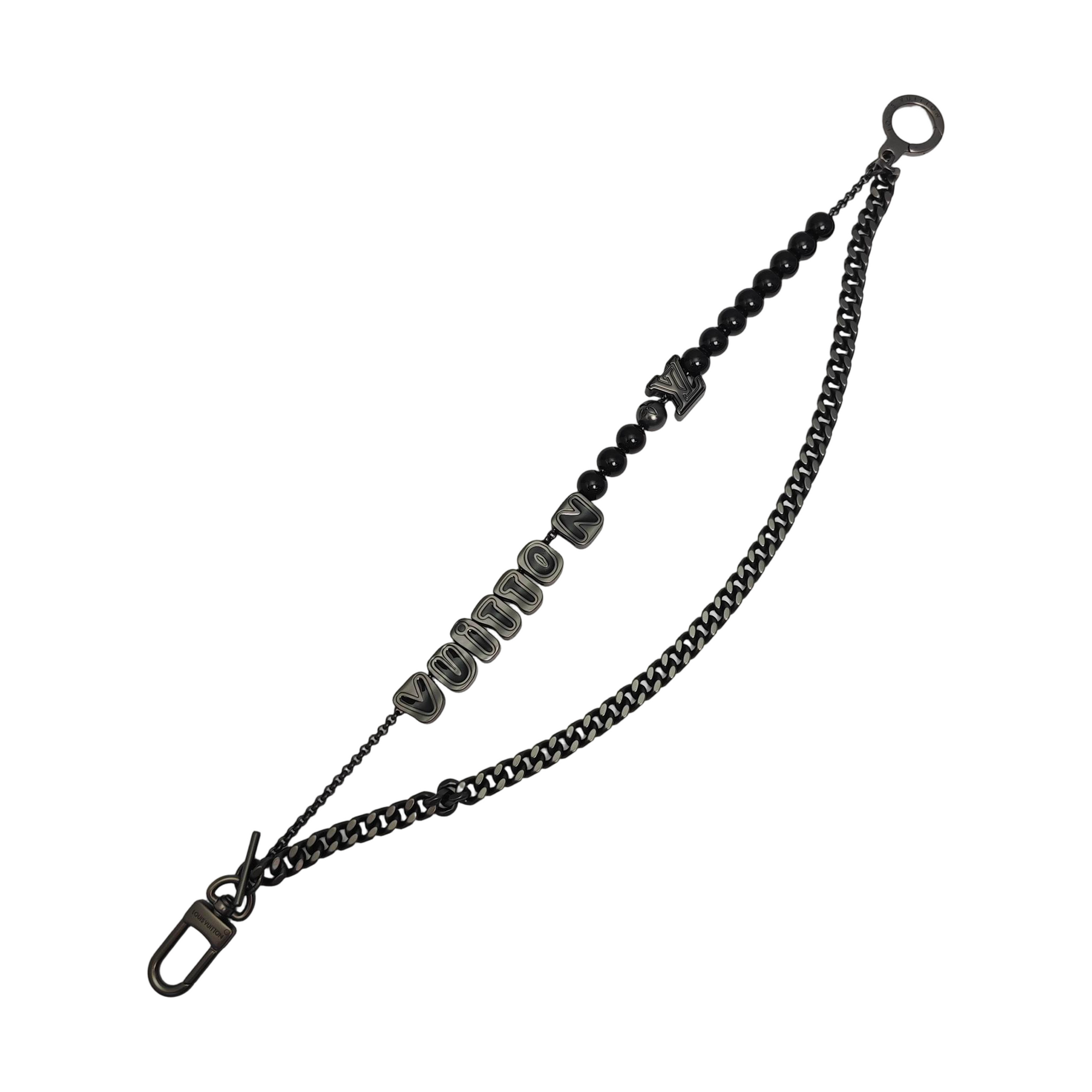 Metal Bag Charm Black