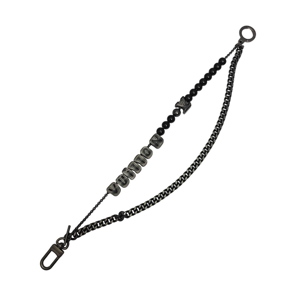 Metal Bag Charm Black