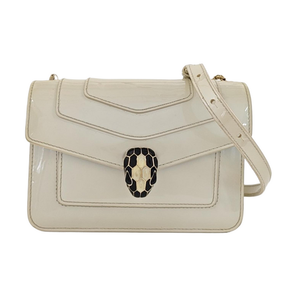 SERPENTI FOREVER Small Calfskin White