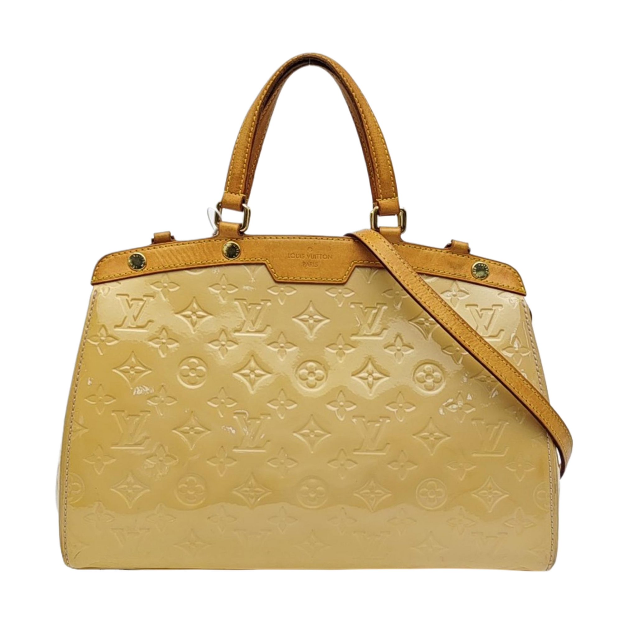 BREA Monogram Patent Leather Yellow