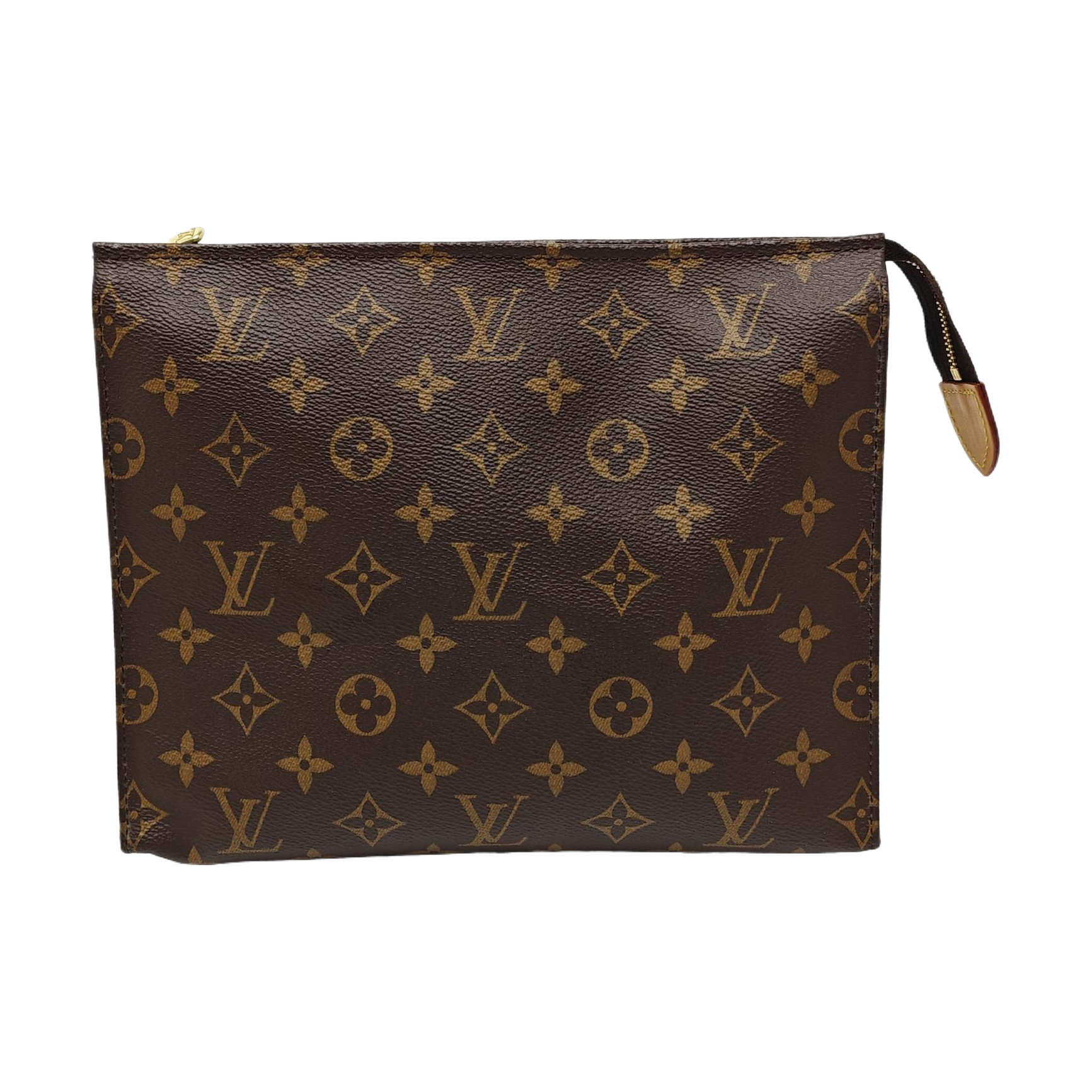 TOILET POCKET 26 Monogram Coated Canvas Brown