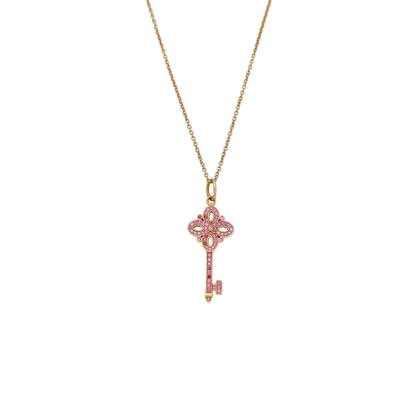 Tiffany Keys 18k Rose Gold Necklace