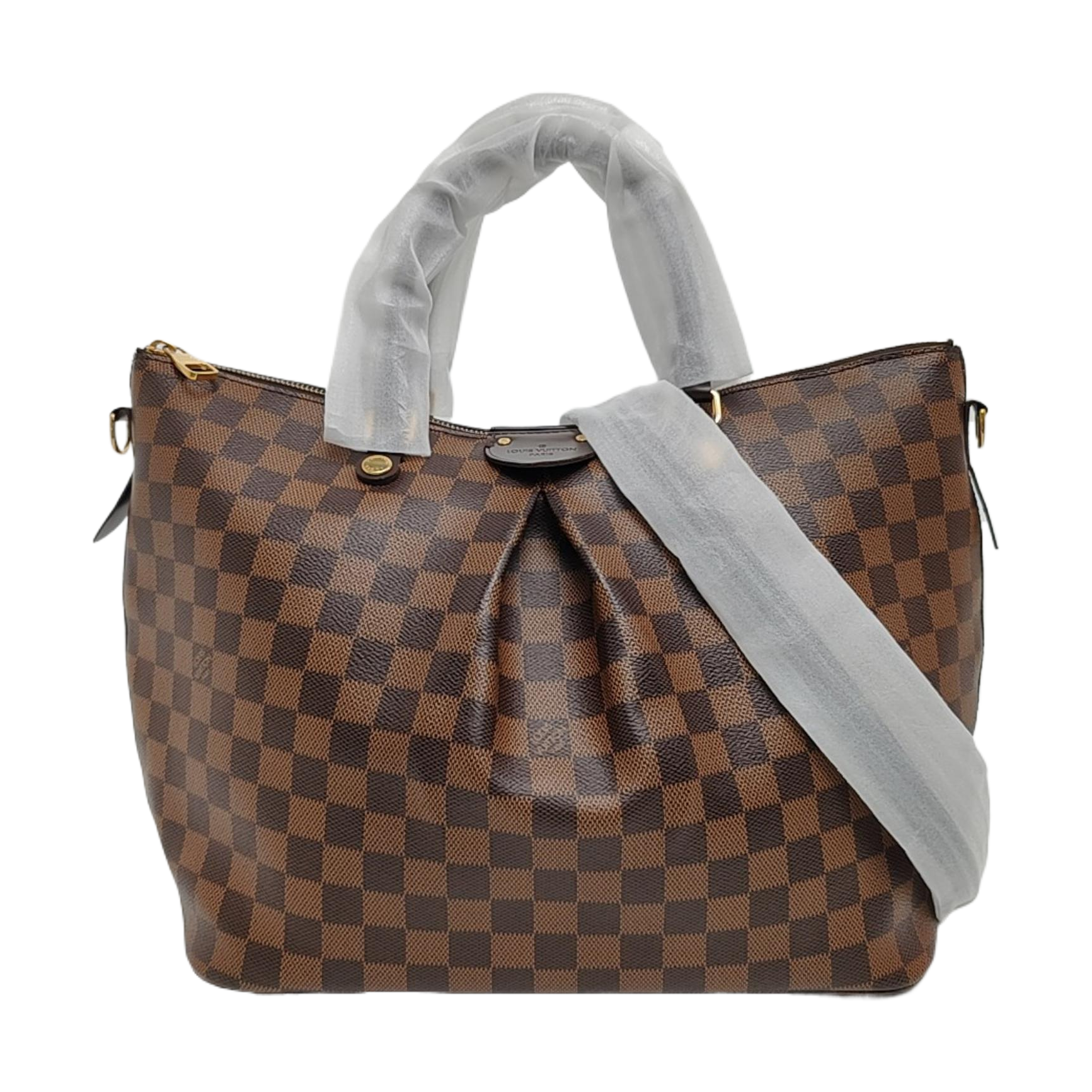 PALERMO PM Damier Ebene Coated Canvas Brown