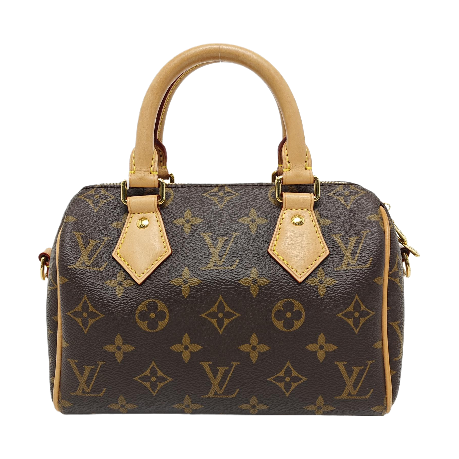 SPEEDY 20 Monogram Coated Canvas Brown