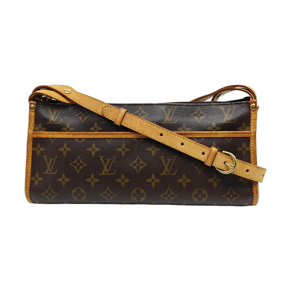 POPINCOURT Monogram Coated Canvas Brown
