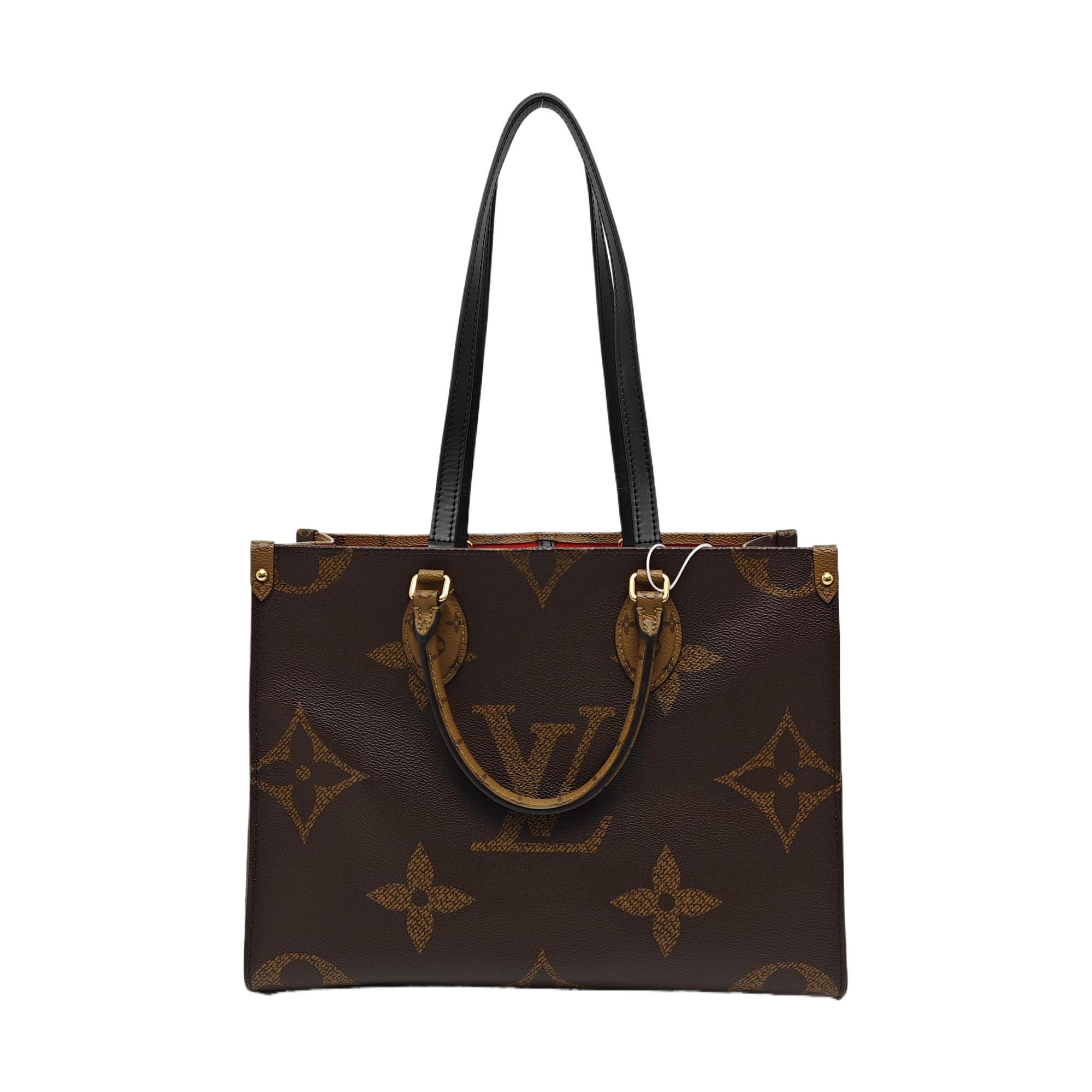 ONTHEGO MM Monogram Coated Canvas Brown