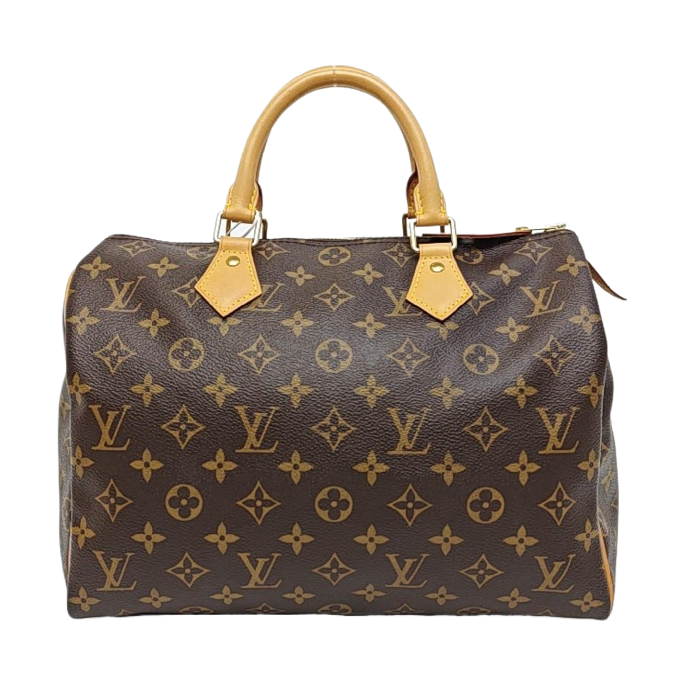 SPEEDY 30 Monogram Coated Canvas Brown