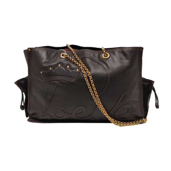 Calfskin Tote Bag Brown