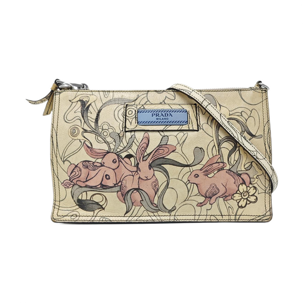 Calfskin Shoulder Bag White