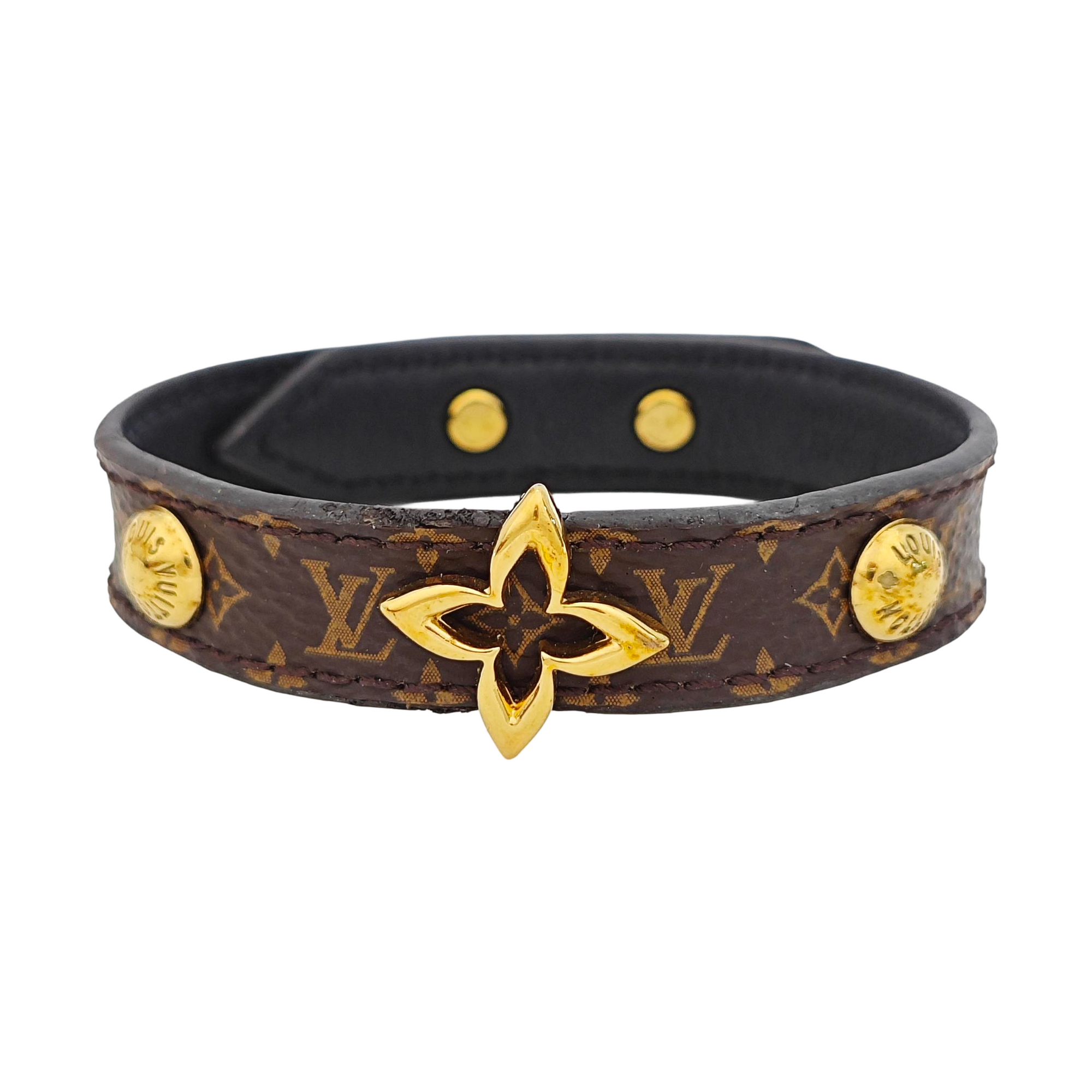 BLOOMING Coated Canvas Brown Bracelet
