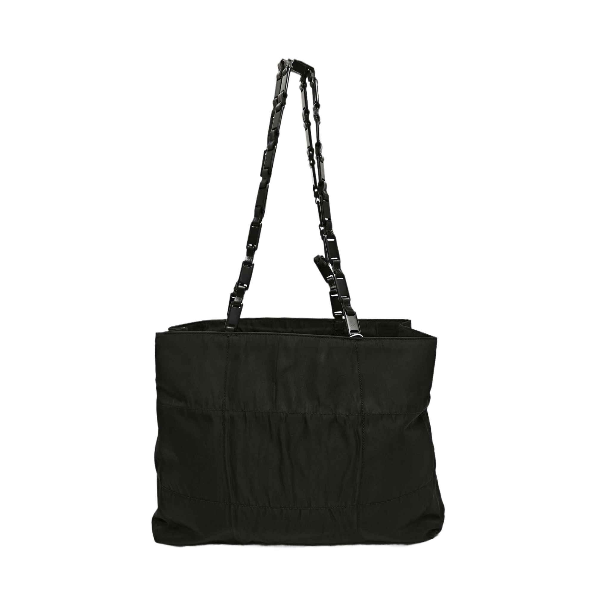 Nylon Shoulder Bag Black