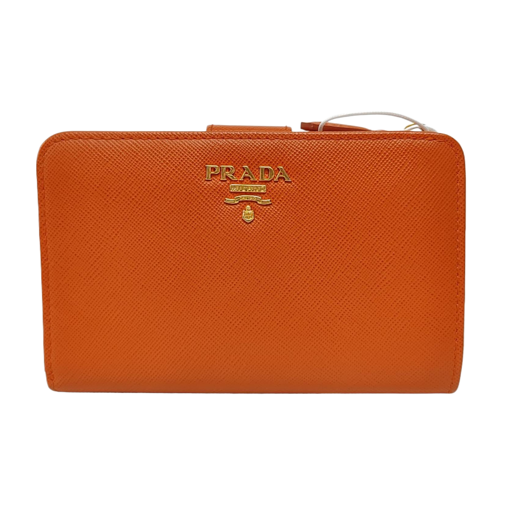 Saffiano Calfskin Wallet Orange