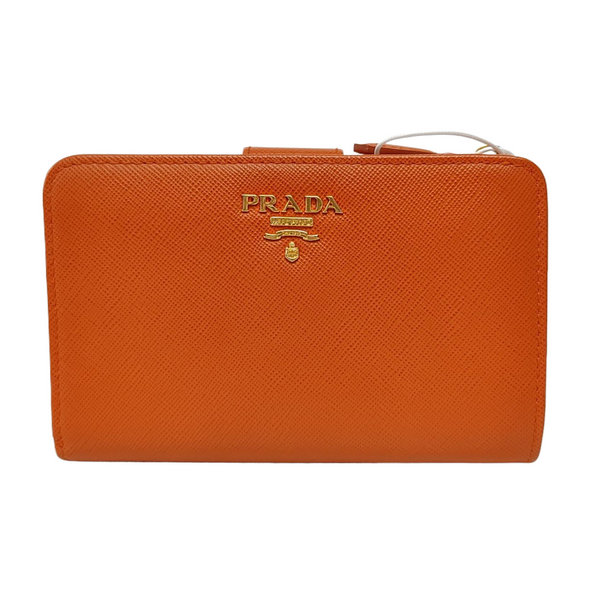 Saffiano Calfskin Wallet Orange