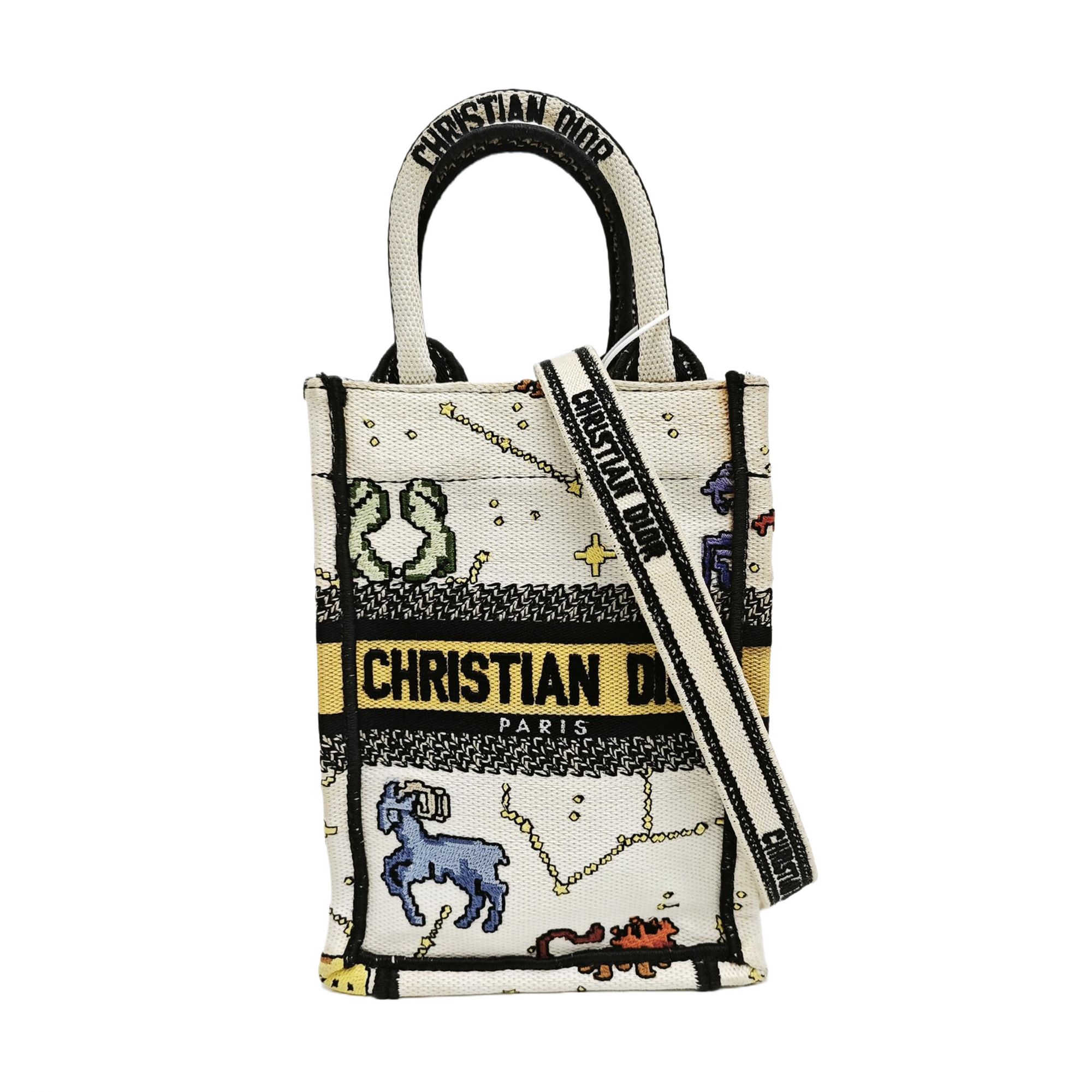 Book Tote Mini Canvas White