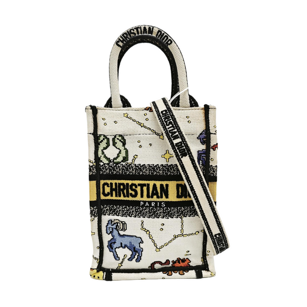 Book Tote Mini Canvas White