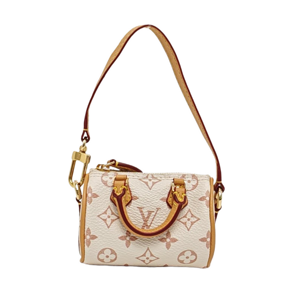 SPEEDY Monogram Coated Canvas White