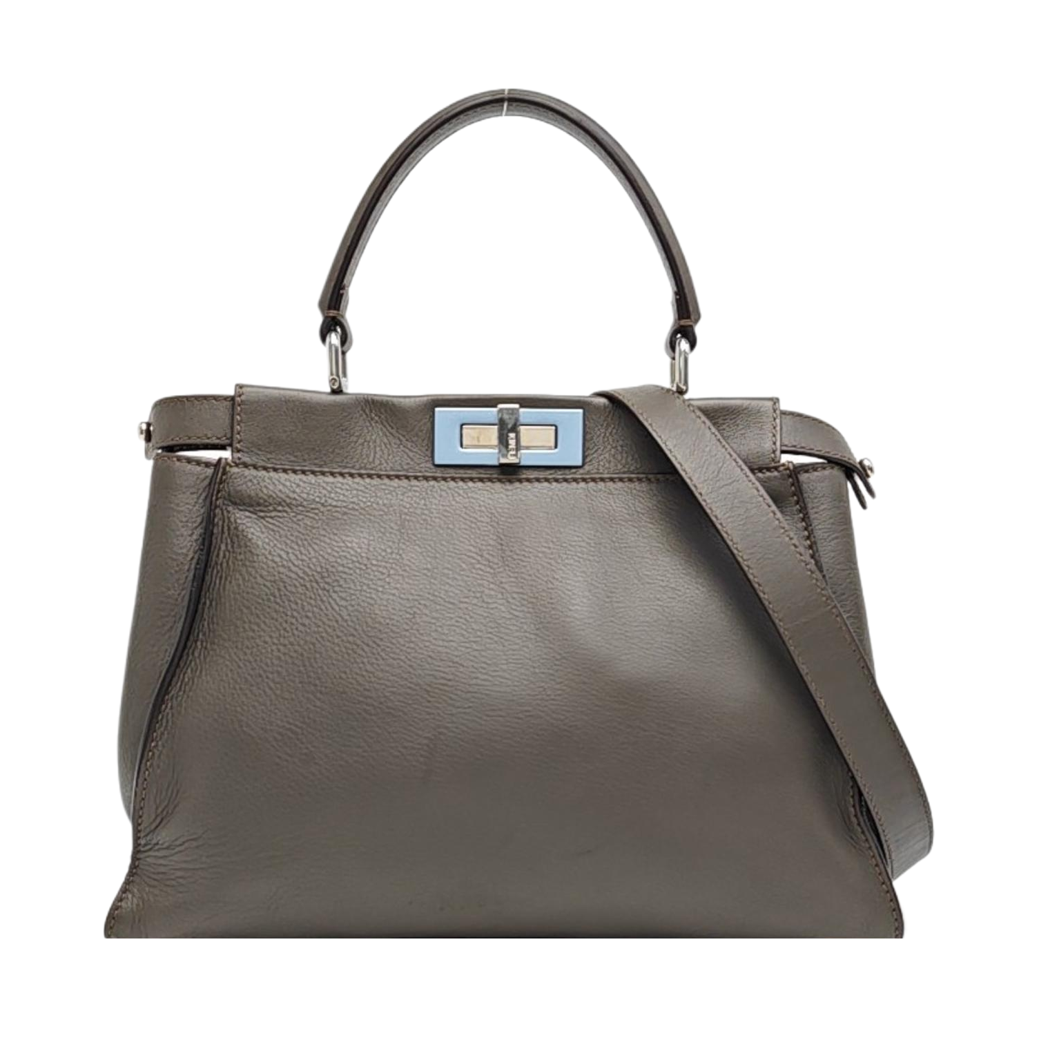 Peekaboo Medium Calfskin Gray