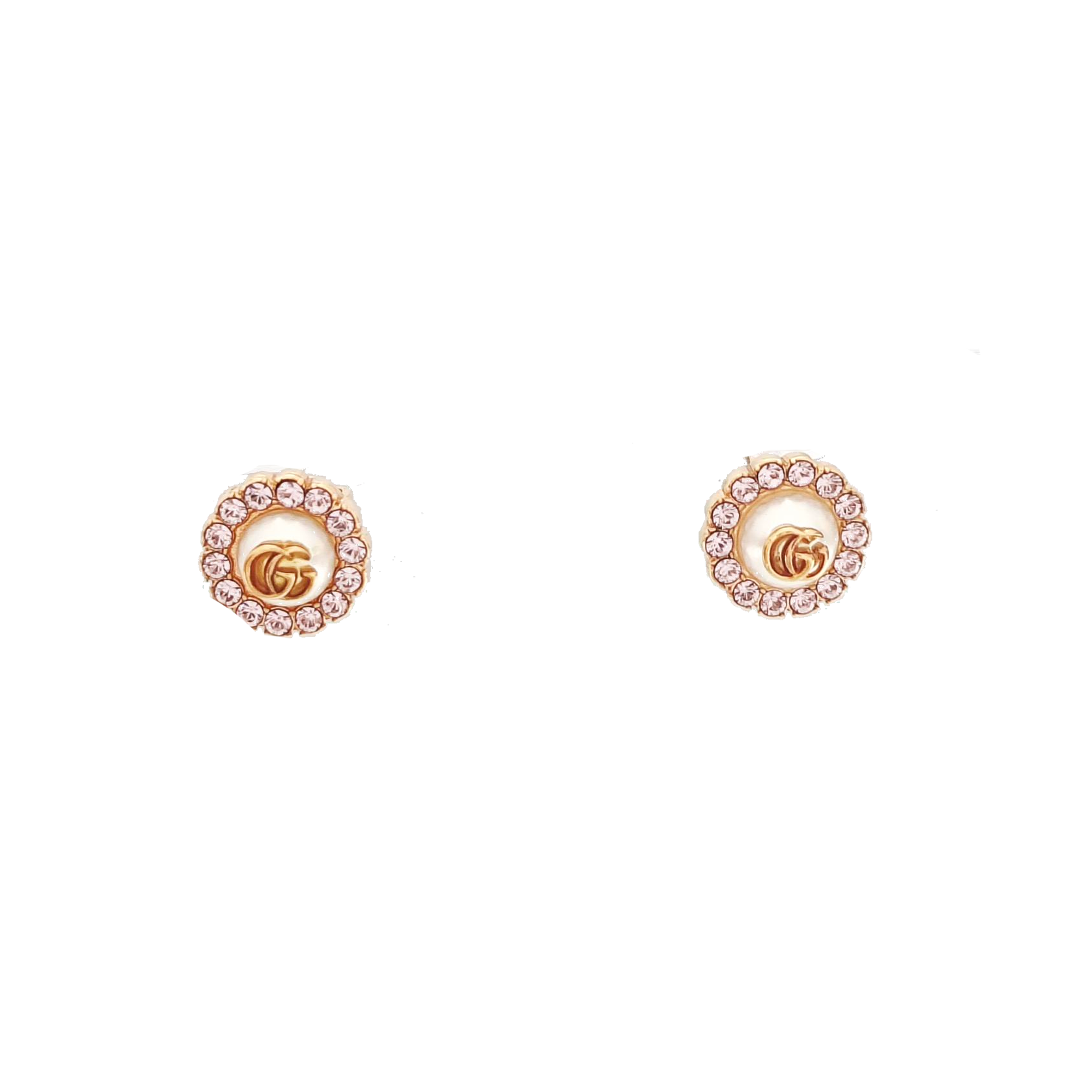 Metal Rose Gold Stud Earrings