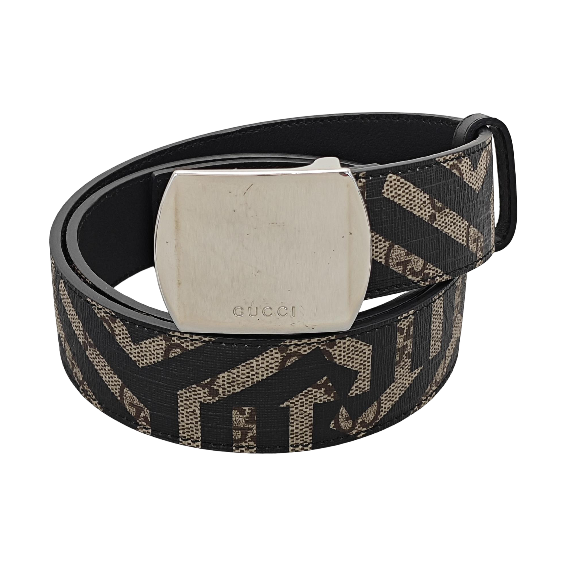 Coated Canvas Belt Black