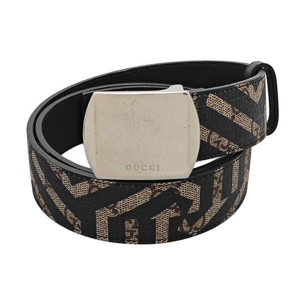 Coated Canvas Belt Black